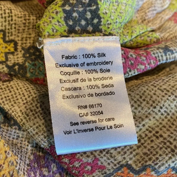 Anthropologie Hemant & Nandita 10 Silk Ethnic Seuqin Embellished Dress Boho - Picture 7 of 7